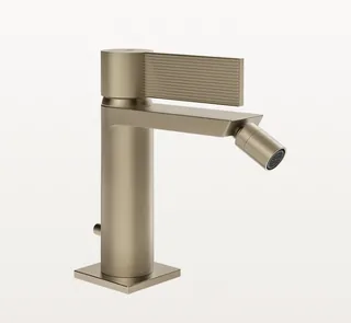 Смеситель для биде, Gessi, Inverco Rigato, цвет-Finox Brushed Nickel — иконка