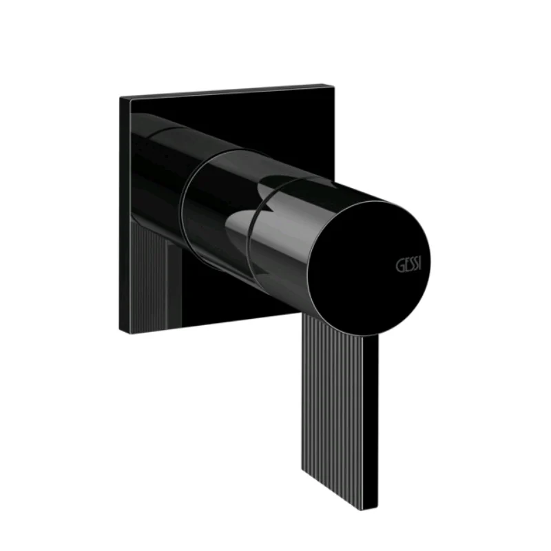 Смеситель для душа, Gessi, Inverso Rigato, на 1 потребитель, цвет-Black Metal PVD