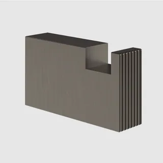 Крючок, Gessi, Inverco Rigato, шгв 15*60*35, цвет-Black Metal Brushed PVD