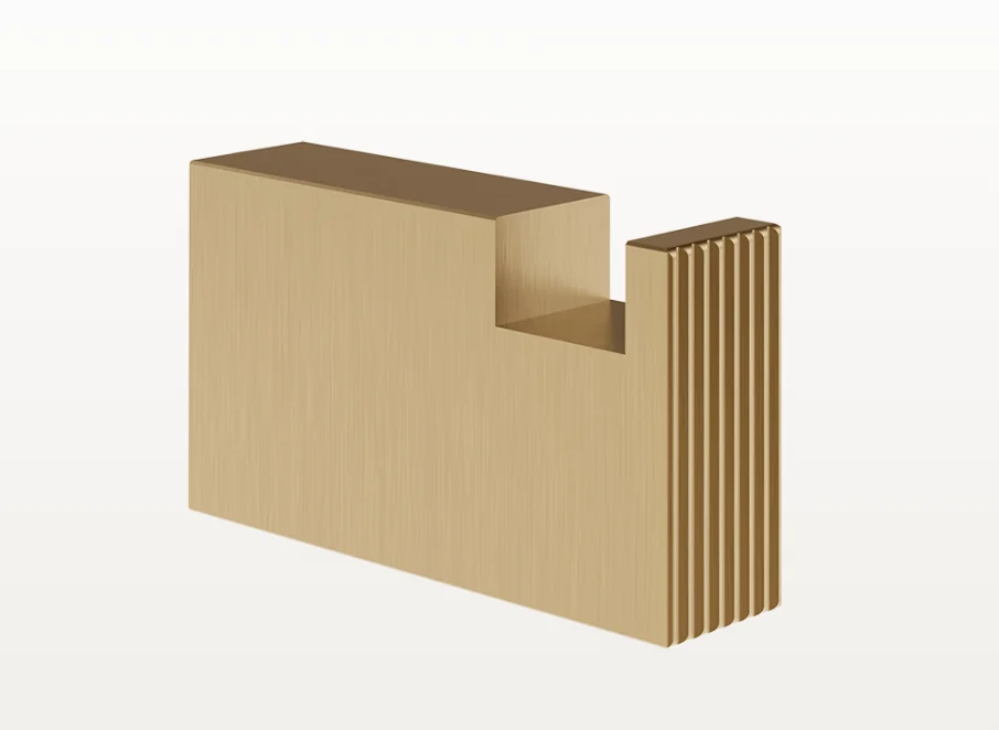 Крючок, Gessi, Inverso Rigato, шгв 15*60*35, цвет-Warm Bronze Brushed PVD