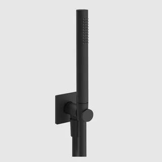 Душевой набор, Gessi, Inverso Rigato, цвет-черный матовый