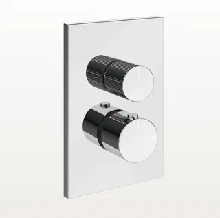Смеситель для душа, Gessi, на 2 потребителя, настенный встраиваемый, цвет-хром