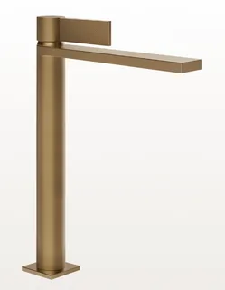 Смеситель для раковины, Gessi, Inverso Diamantato, на раковину/столешницу, цвет-Deep Bronze Brushed PVD