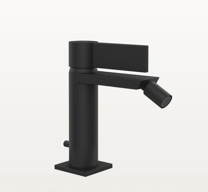 Смеситель для биде, Gessi, Inverso Diamantato, цвет-черный матовый