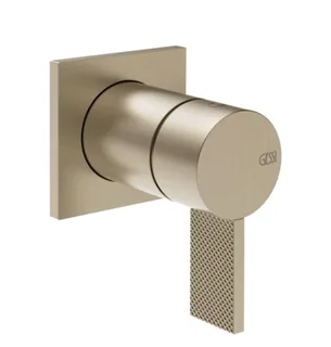 Смеситель для душа, Gessi, Inverso Diamantato, на 1 потребитель, цвет-Finox Brushed Nickel
