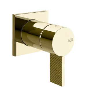 Смеситель для душа, Gessi, Inverso Diamantato, на 1 потребитель, цвет-Brass PVD