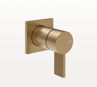 Смеситель для душа, Gessi, Inverso Diamantato, на 1 потребитель, настенный встраиваемый, цвет-Deep Bronze Brushed PVD — иконка