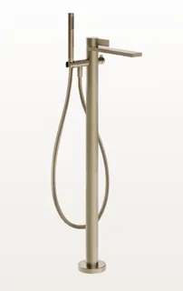 Смеситель для ванны и душа, Gessi, Inverso Diamantato, напольный, цвет-Finox Brushed Nickel
