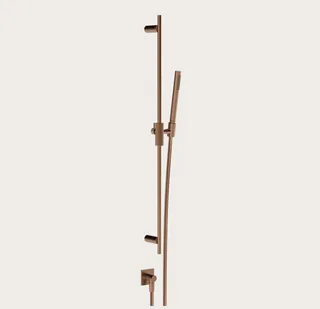 Душевой гарнитур, Gessi, Inverso Diamantato, цвет-Copper Brushed PVD