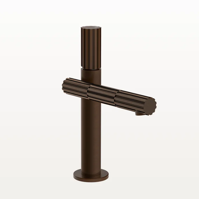 Смеситель для раковины, Gessi, Incastri, на раковину/столешницу, цвет-Dark Bronze