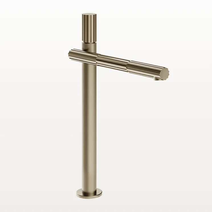 Смеситель для раковины, Gessi, Incastri, цвет-Finox Brushed Nickel