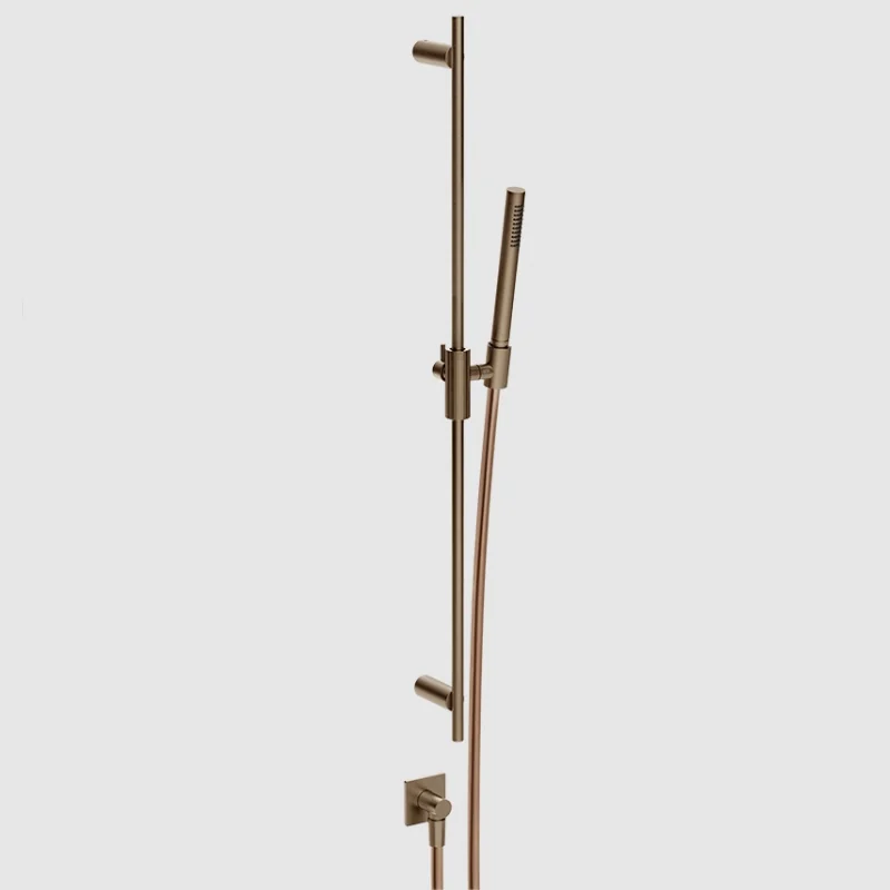Душевой гарнитур, Gessi, Incastri, 23, цвет-Coffee Bronze Brushed PVD