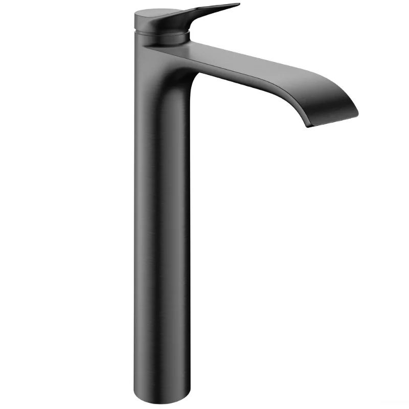 Смеситель для раковины, Hansgrohe, Vivenis, цвет-хром чёрный шлифованный