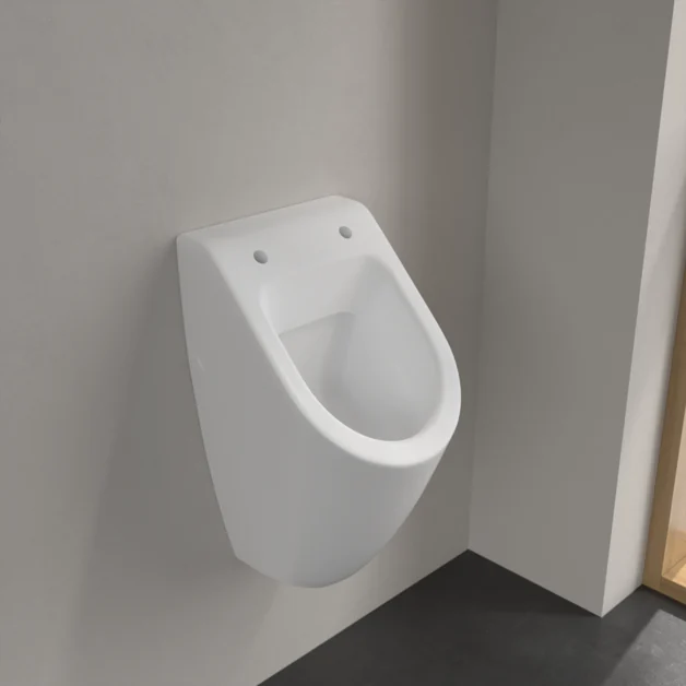 Писсуар, Villeroy&Boch, Subway, шгв 285*315*535, CeramicPlus, цвет-Stone White
