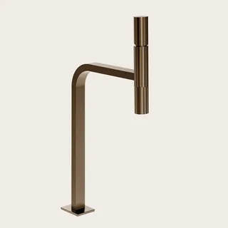 Смеситель для раковины, Gessi, Incastri Basin Area, Sospeso,, цвет-Coffee Bronze Brushed PVD — иконка