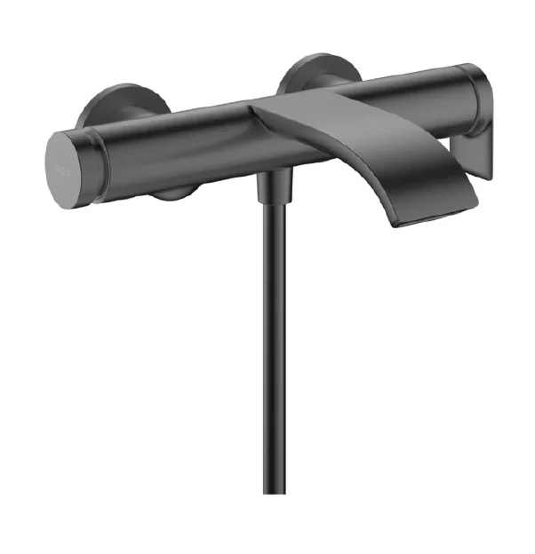 Смеситель для ванны и душа, Hansgrohe, Vivenis, цвет-шлифованный черный хром