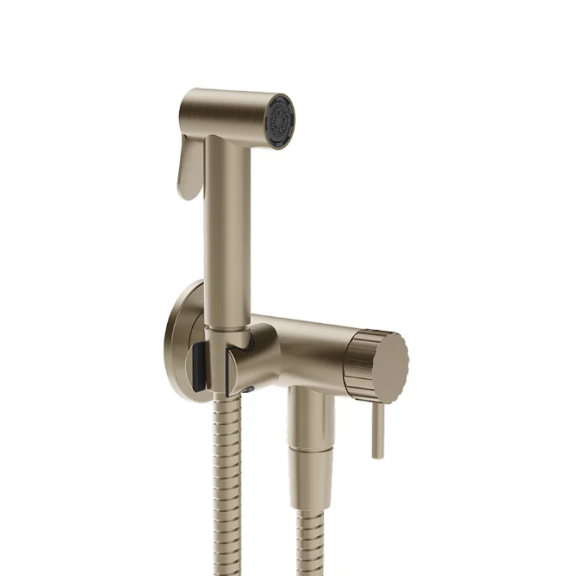 Гигиенический душ, Gessi, Incastri, цвет-Finox Brushed Nickel