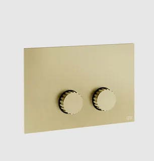 Клавиша смыва, Gessi, Incastri Total Look, для унитаза, шгв 215*19*145, цвет--Brushed Brass PVD