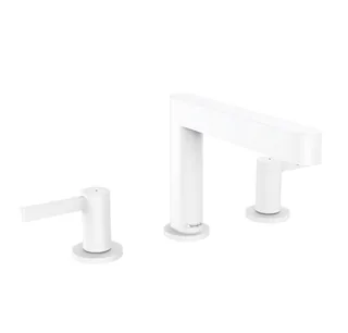 Смеситель для раковины, Hansgrohe, Finoris, на раковину/столешницу, цвет-белый матовый