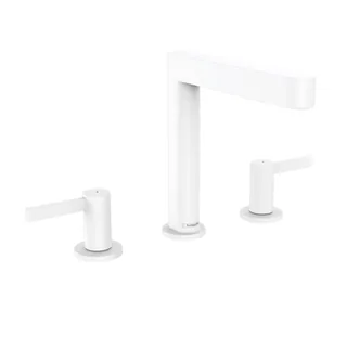 Смеситель для раковины, Hansgrohe, Finoris, на раковину/столешницу, цвет-белый матовый