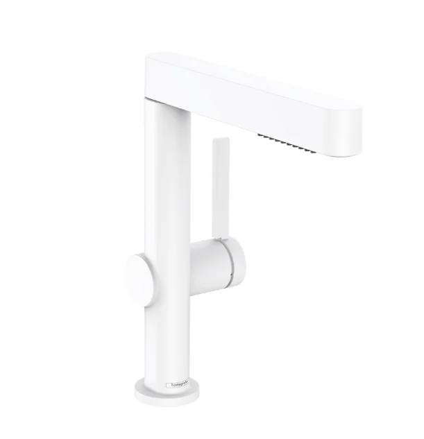 Смеситель для раковины, Hansgrohe, Finoris, на раковину/столешницу, цвет-белый матовый