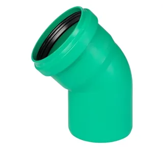 Отвод, Ostendorf, KG2000, KG2000B, 87°, 160, PP-MD, цвет-RAL 6017 зеленый, для усиленной канализации — иконка