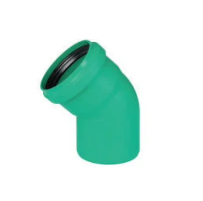Отвод, Ostendorf, KG2000, KG2000B, 45°, 250, PP-MD, цвет-RAL 6017 зеленый, для усиленной канализации