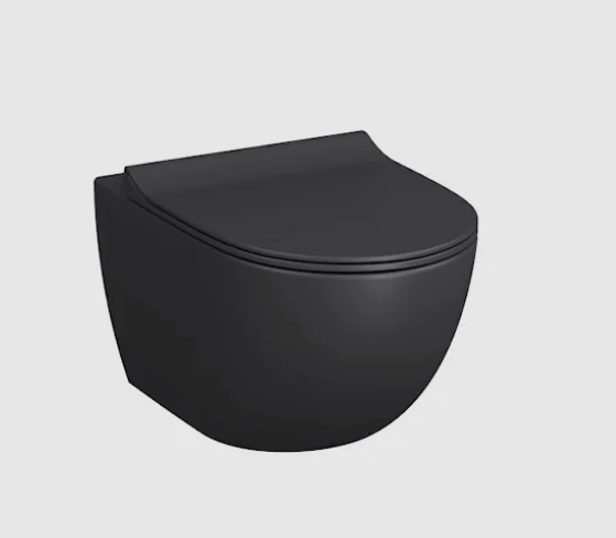 Унитаз, Vitra, Sento, подвесной, шгв 365*540*340, VitrA Hygiene, цвет-черный матовый, тип дефекта - царапины