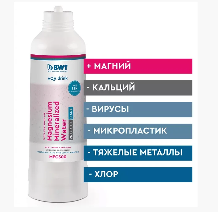Картридж сменный, BWT, Magnesium Mineralized Water Protect Care MPC500