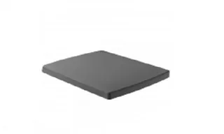 Сиденье для унитаза, Villeroy&Boch, Memento 2.0, шг 378*452, CeramicPlus, цвет-графит (Graphite)