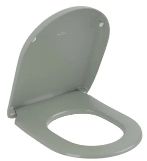 Сиденье для унитаза, Villeroy&Boch, Antao, шг 373*445, CeramicPlus, цвет-Morning Green