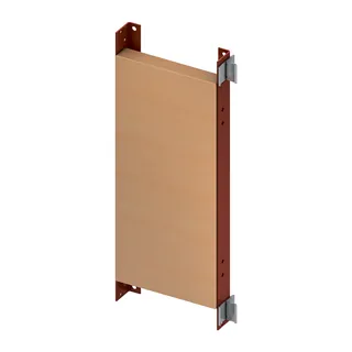 Монтажная панель, TECE, TECEprofil, для поручней и опорных систем, шгв 250*60*655