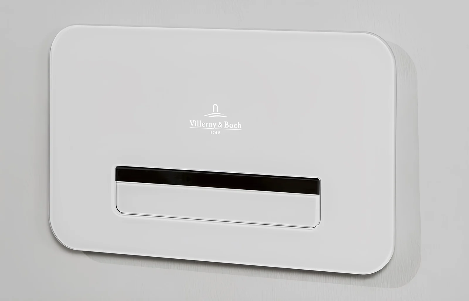 Клавиша смыва, Villeroy&Boch, ViConnect, для унитаза, шгв 269*13*161, цвет-Glass Glossy White