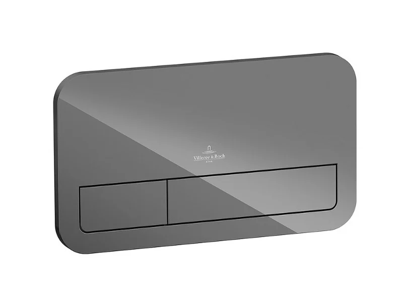 Клавиша смыва, Villeroy&Boch, ViConnect, для скрытого смывного бачка, шгв 269*13*161, цвет-серый глянцевый