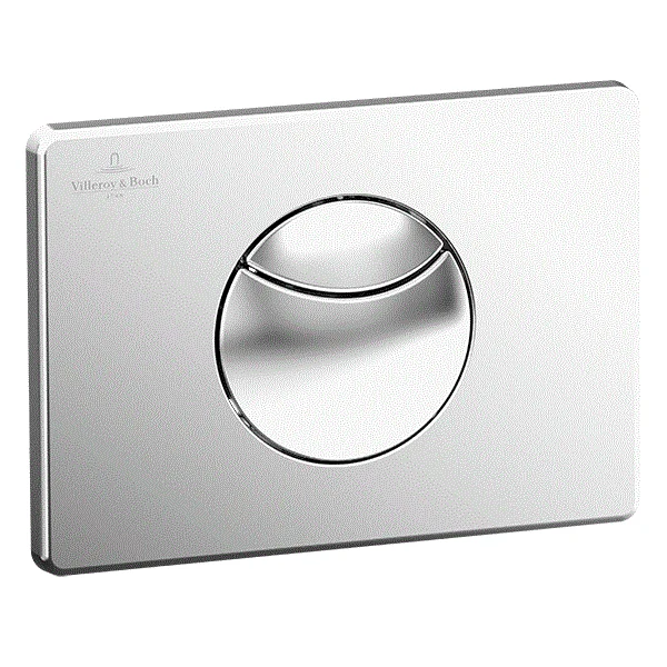 Клавиша смыва, Villeroy&Boch, ViConnect, шгв 205*22*145, цвет-хромированный матовый