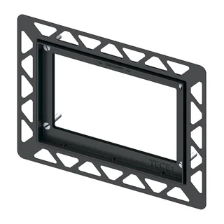 Монтажная рамка, TECE, TECEsquare, для кнопки смыва, шв, 290*220, цвет-металлический глянцевый