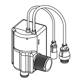 Клапан, TECE, TECEProfil, для писсуара 230 V TECEfilo