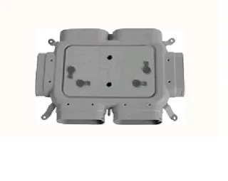 Воздухораспределительный элемент, Zehnder Comfosystems, flat 51 4-х канальный, тип дефекта - потеря товарного вида