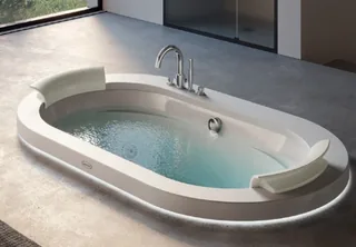 Гидромассажная ванна, Jacuzzi, Opalia, шгв 1950*1150*630, Rainbow + Clean System + Heat, цвет-белый