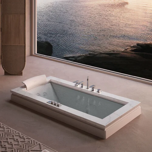 Гидромассажная ванна, Jacuzzi, AURA UNO, шгв 1800*900*660, цвет-белый глянцевый