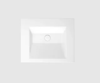Раковина, Bette, BetteAqua, шгв 600*495*80, отверстия для смесителя-1, BetteGlasur® Plus, цвет-белый