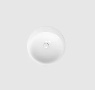 Раковина, Bette, BetteLux Oval, шгв 500*500*100, отверстия для смесителя-отсутствуют, BetteGlasur® Plus, цвет-Snow