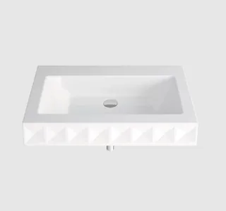 Раковина, Bette, BetteLoft Ornament, шгв 825*525*100, отверстия для смесителя-отсутствуют, цвет-белый — иконка