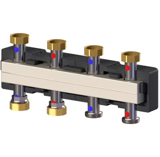 Коллектор распределительный, 1 1/2", 3 контура, размер отвода-1 1/2", 4,5 м3/ч