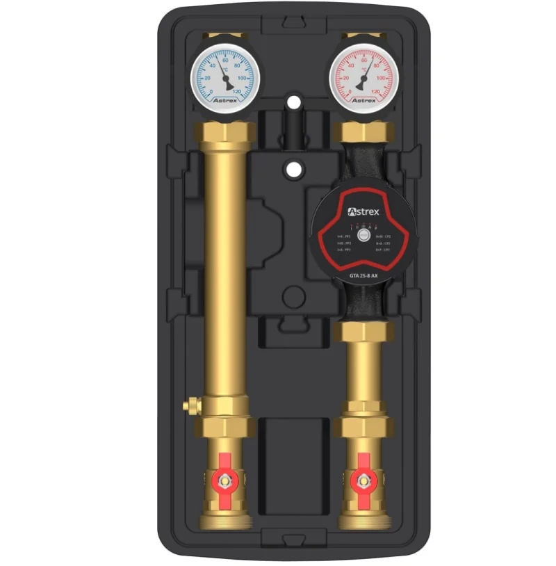 Насосная группа, Astrex, AstroFlow UC-L, DN25, прямая, с насосом Astrex GTA 25-8