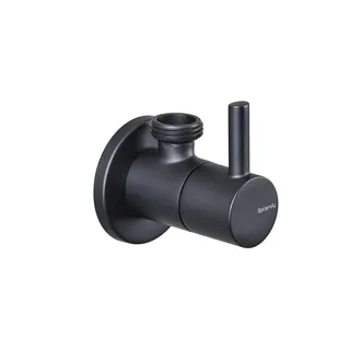 Вентиль, Splendy, запорный угловой, 1/2", цвет-черный матовый — иконка