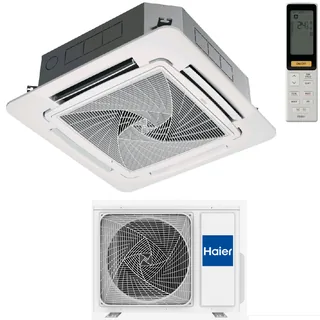 AB71S2SR1FA / 1U71S2SR3FA / PB-950QB, Сплит-система, Haier, Super Match Plus, кассетная, 4-х поточная с круговым потоком, с ИК пультом — иконка