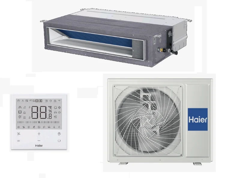 AD105S2SM9FA / 1U105S2SS2FB, Сплит-система, Haier, Super Match Plus, канальная