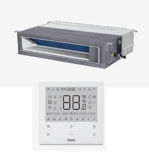 AD50S2SM9FA, Внутренний блок мульти-сплит системы, Haier, Super Match Plus, канальный, с проводным пультом