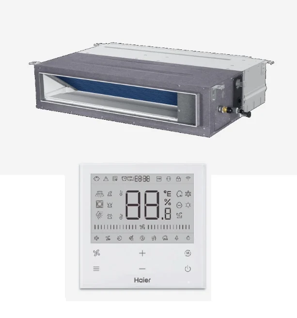 AD71S2SM9FA, Внутренний блок мульти-сплит системы, Haier, Super Match Plus, канальный, с проводным пультом